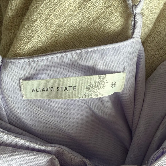 Altar'd State Lavender Bow Dress - Picture 4 of 6